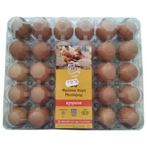 Φρέσκα Αυγά Αχυρώνα 30άδα (Καρτέλα), Χατζέλης