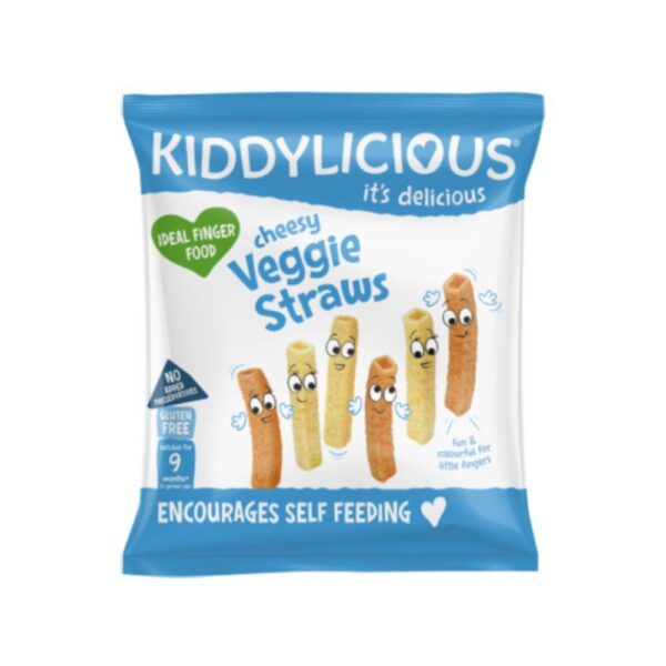 Cheesy Straws, Καλαμάκια Τυριού από τον 9ο μήνα, Kiddylicious, 12gr