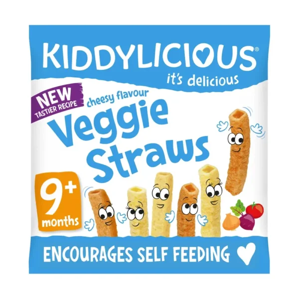 Cheesy Straws, Καλαμάκια Τυριού από τον 9ο μήνα, Kiddylicious, 12gr