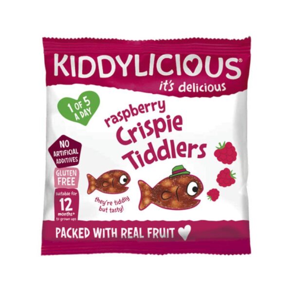 Raspberry Tiddlers, Ψαράκια Βατόμουρο από τον 12ο μήνα, Kiddylicious, 12γρ
