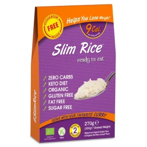 Ρύζι από Konjac (Γλυκομαννάνη) και ίνες βρώμης, Slim Rice, Eatwater, Bio, 270γρ