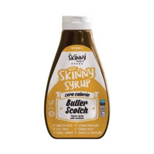 Σιρόπι Butterscotch (Σάλτσα Καραμέλας), Χωρίς Ζάχαρη, The Skinny Food Co, 425ml
