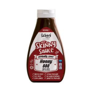 Σως Μπάρμπεκιου με μέλι (Honey BBQ), Χωρίς Ζάχαρη, The Skinny Food Co, 425ml