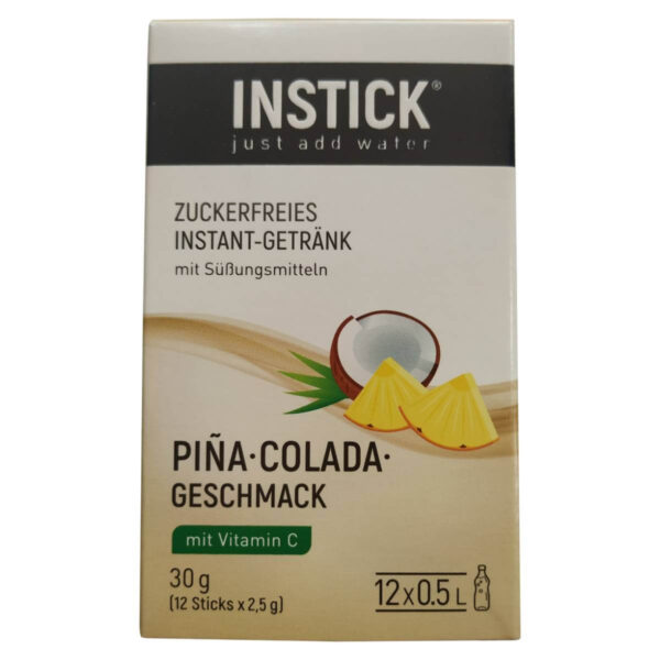 Χυμός σε Σκόνη INSTICK, Pina Colada, 12 sticks x 2.5γρ