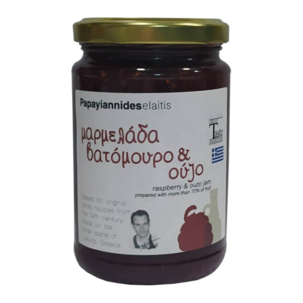 Μαρμελάδα Βατόμουρο και Ούζο, Οικοτεχνία Παπαγιαννίδη, Γεύσεις Ελλάδος, 380γρ