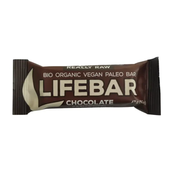 Μπάρα ενέργειας με Σοκολάτα, Bio, Lifebar, 47γρ