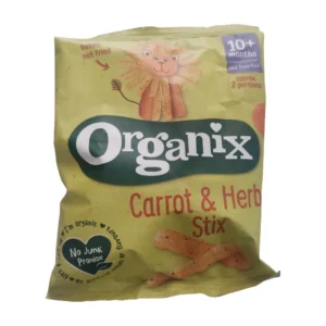 Carrot and Herb Stix, Στικς καλαμποκιού με Καρότο και Μυρωδικά από τον 10ο μήνα, Bio, Organix, 15γρ