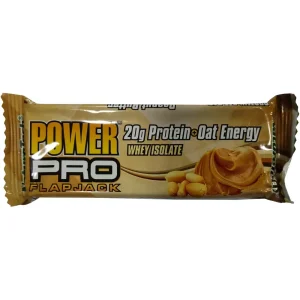 Μπάρα πρωτεΐνης με βρώμη Peanut Butter, Power Pro Flapjack, 90γρ