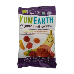Σνακ φρούτων, Bio, YumEarth, 50γρ