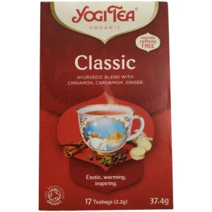Yogi Tea Classic, Τσάι με κανέλα, κάρδαμο, τζίντζερ, Bio, 17 φακελάκια