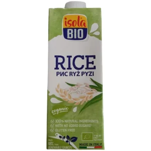 Ρόφημα Ρυζιού, Φυσικό, Χωρίς Ζάχαρη, Isola Bio, 1L