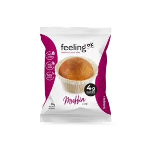 Πρωτεϊνικό Muffin βανίλιας, FeelingOk, 50γρ