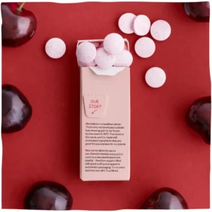 Καραμέλες Χωρίς Ζάχαρη με γεύση κεράσι, True Mints, 13γρ