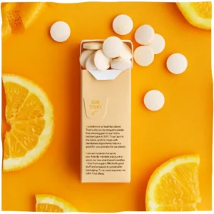 Καραμέλες Χωρίς Ζάχαρη με γεύση πορτοκάλι, True Mints, 13γρ