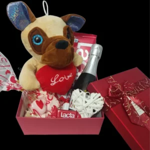 Σύνθεση Αγίου Βαλεντίνου "Κόκκινο Κουτί For Him"