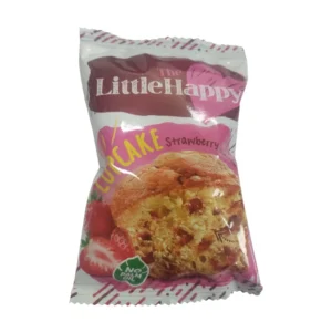 Cupcake με κομματάκια ζελέ φράουλα, The LittleHappy, 40γρ