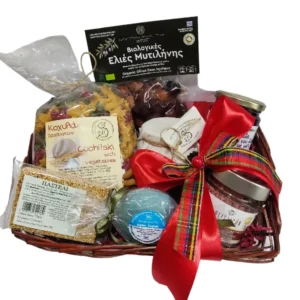Christmas καλάθι παραδοσιακών προιόντων