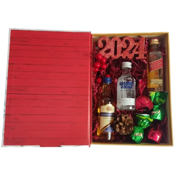 Χριστουγεννιάτικο supreme κουτί δώρου "Βιβλίο" με μινιατούρες ποτών