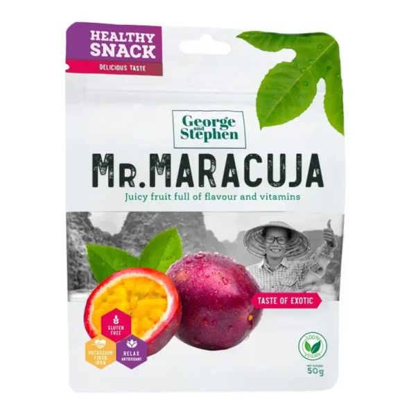 Αποξηραμένη μαρακούγια (φρούτα του πάθους), Mr. Maracuja, George and Stephen, 50γρ