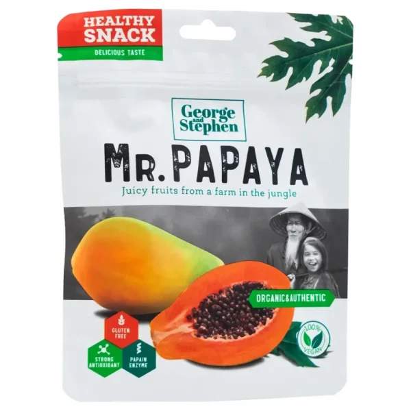 Αποξηραμένη Παπάγια, Mr. Papaya, George and Stephen, Bio, 50γρ