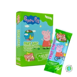 Μπάρα φρούτων, με γεύση blueberry, Peppa Pig, Χωρίς Ζάχαρη, FruitFunk, 80γρ