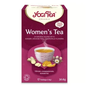 Yogi Tea Women’s, Τσάι με τζίντζερ, ξύσμα πορτοκαλιού & χαμομήλι, Bio, 17 φακελάκια