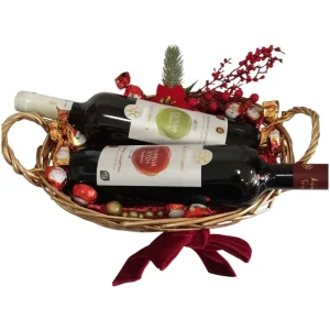 Χριστουγεννιάτικη σύνθεση κρασιών Λήμνου