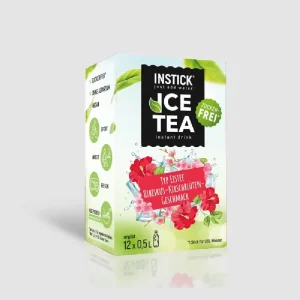 Χυμός σε Σκόνη INSTICK, ICE TEA Hibiscus & Cherry Blossom, 12 sticks x 3γρ
