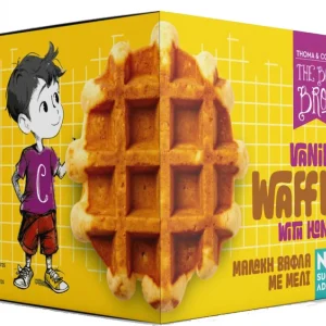 Βάφλα Βανίλιας, Χωρίς Ζάχαρη, The Bee Bros, 4 τεμ, 120γρ