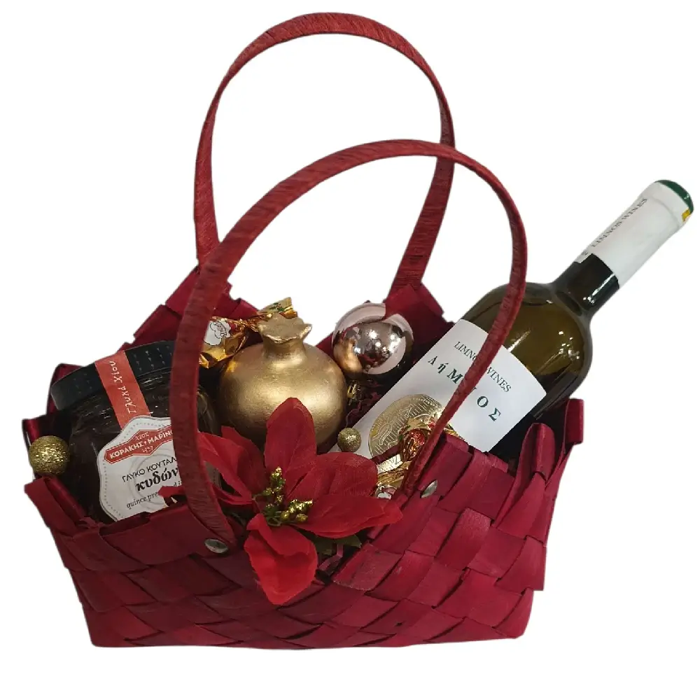 Χριστουγεννιάτικη σύνθεση "Christmas Red Bag"