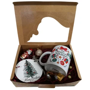 Χριστουγεννιάτικη σύνθεση "κουτί για τον δάσκαλο/δασκάλα"