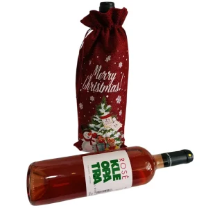 Κρασί (Οίνος) Μυτιλήνης, Ροζέ Kleopatra, Οινοφόρος, 12.5% vol, 750ml σε Χριστουγεννιάτικη Συσκευασία Πουγκί