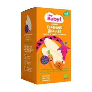 Μπισκότα Οδοντοφυίας, μπανάνα & μάνγκο, από τον 6ο μήνα, Bio, Hey Baby, 21γρ