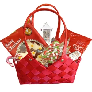 Χριστουγεννιάτικη σύνθεση "Η τσάντα με τις λιχουδιές"