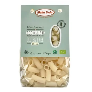 Maccheroni από λευκό ρύζι, Χωρίς Γλουτένη, Bio, Dalla Costa, 250γρ