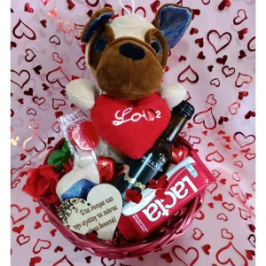 Σύνθεση Αγίου Βαλεντίνου "Το Καλάθι της Αγάπης"