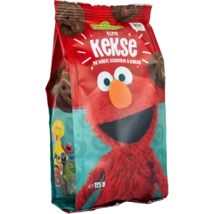 Μπισκότα ντίνκελ με κακάο, Elmo, Bio, Sesamestrasse, 125γρ