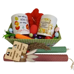 Πασχαλινή σύνθεση για τους Νονούς με λαμπάδες