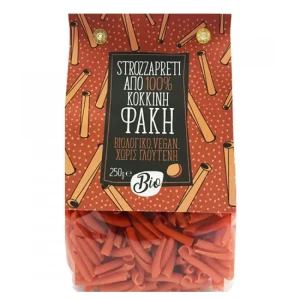 Strozzapretti από Κόκκινη Φακή, Χωρίς Γλουτένη, Bio, Greenbay, 250γρ