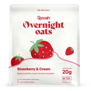 Overnight Oats, Φράουλα - Κρέμα, Spoosh, 85γρ