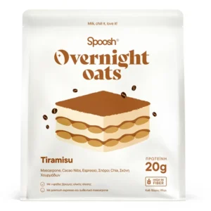 Overnight Oats, Tiramisu, Spoosh, 85γρ
