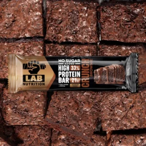 Μπάρα Πρωτεΐνης Crunch Brownie, Χωρίς Ζάχαρη, Lab Nutrition, 65γρ