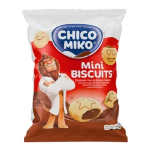 Μπισκότα γεμιστά με σοκολάτα, chico miko, Ipkon, 30γρ