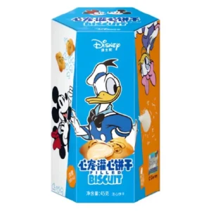 Μπισκότα με γέμιση κρέμας σε σχέδιο Mickey, Binqi, 45γρ