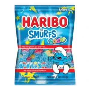Ζελεδάκια Smurfs, sour, Haribo, 113γρ